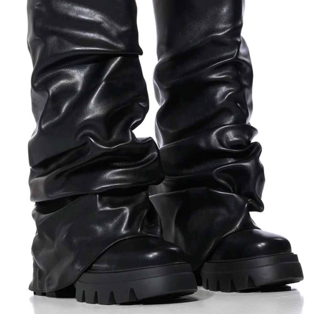 Worn Once Azalea Wang Women's Ruched Boots